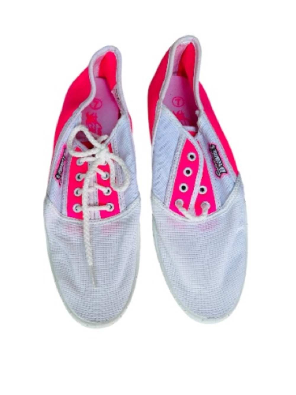 California Dreamer EUC Women’s White & Hot Pink Sneakers